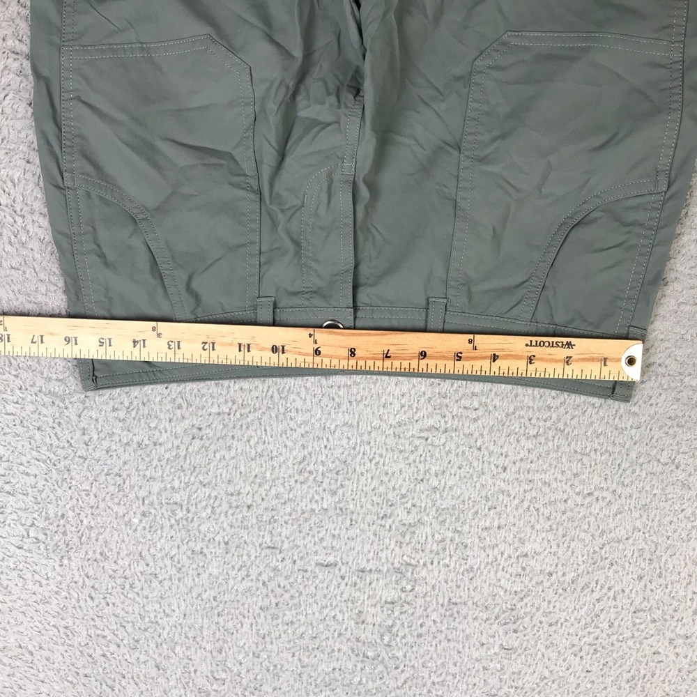 The North Face Shorts Womens 8 Gray Nylon Stretch 4.5" Cuffed Hiking Outdoor - Picture 5 of 11